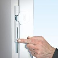 Fenstersicherung Türsicherung Einbruchschutz mit Schloss, 2Fach,  1000-1700mm Tür